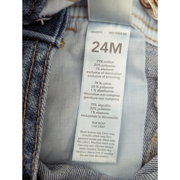 Lot of 3 OshKosh B'gosh Overall Pants 12M 18M 24M Pinstripe Engineer Carpenter - Picture 16 of 16